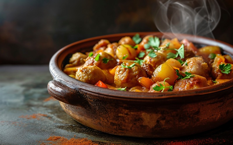 Easy to make and flavourful lentil mushroom curry with rice