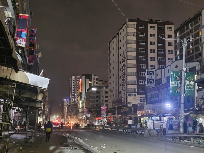 Eastleigh traders count losses as Yusuf Haji Road remains in darkness