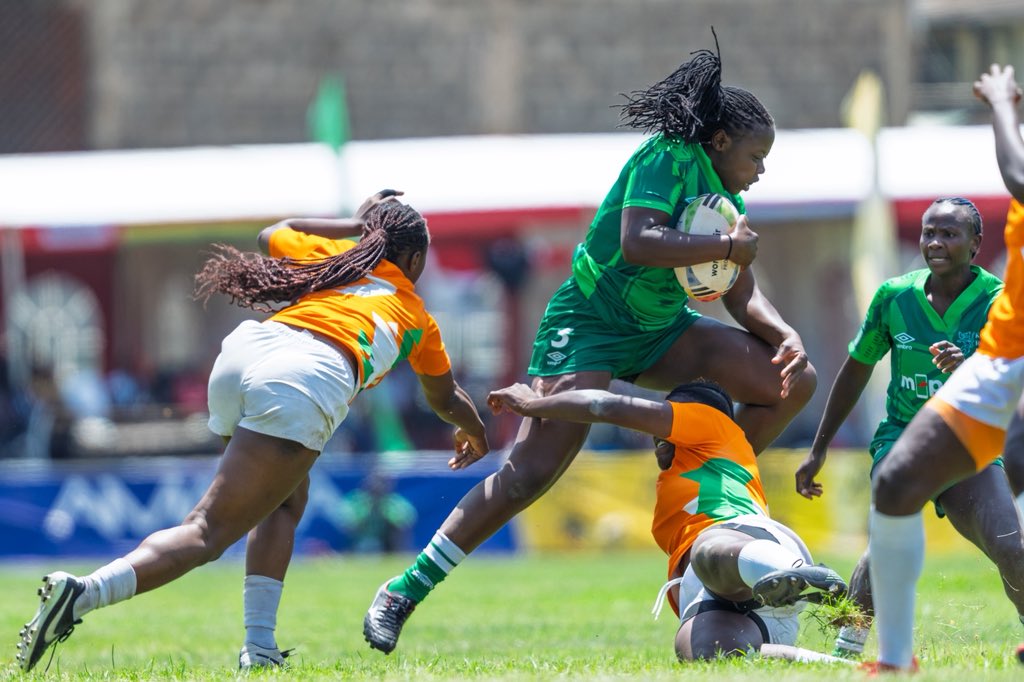 Kenya Lionesses reach quarterfinals after a 37–0 win against Ghana