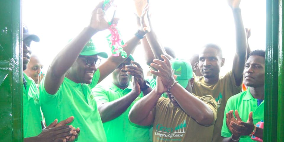 Green Congress of Kenya party opens countrywide offices, eyes green revolution