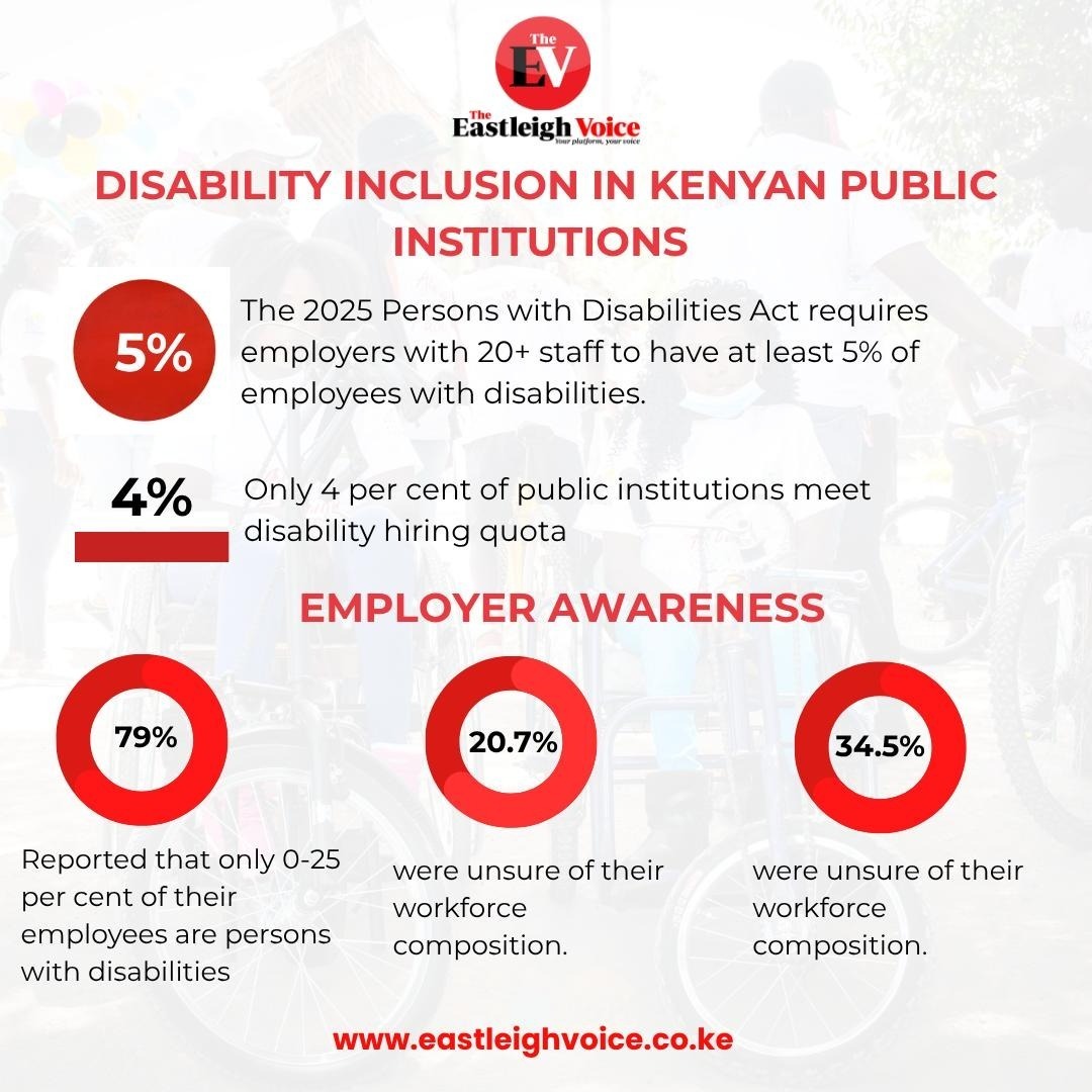Survey: Only 4 per cent of public institutions meet disability employment quota