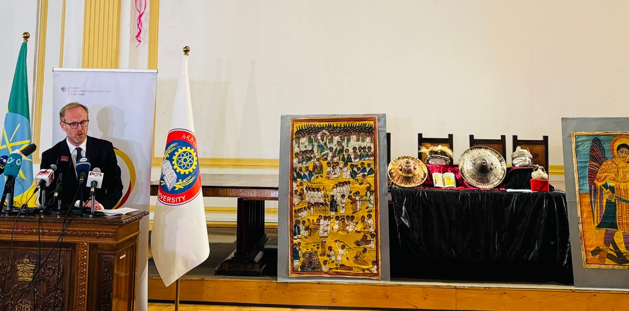 Cultural victory as Ethiopia recovers 12 artefacts taken to Germany in the 1920s