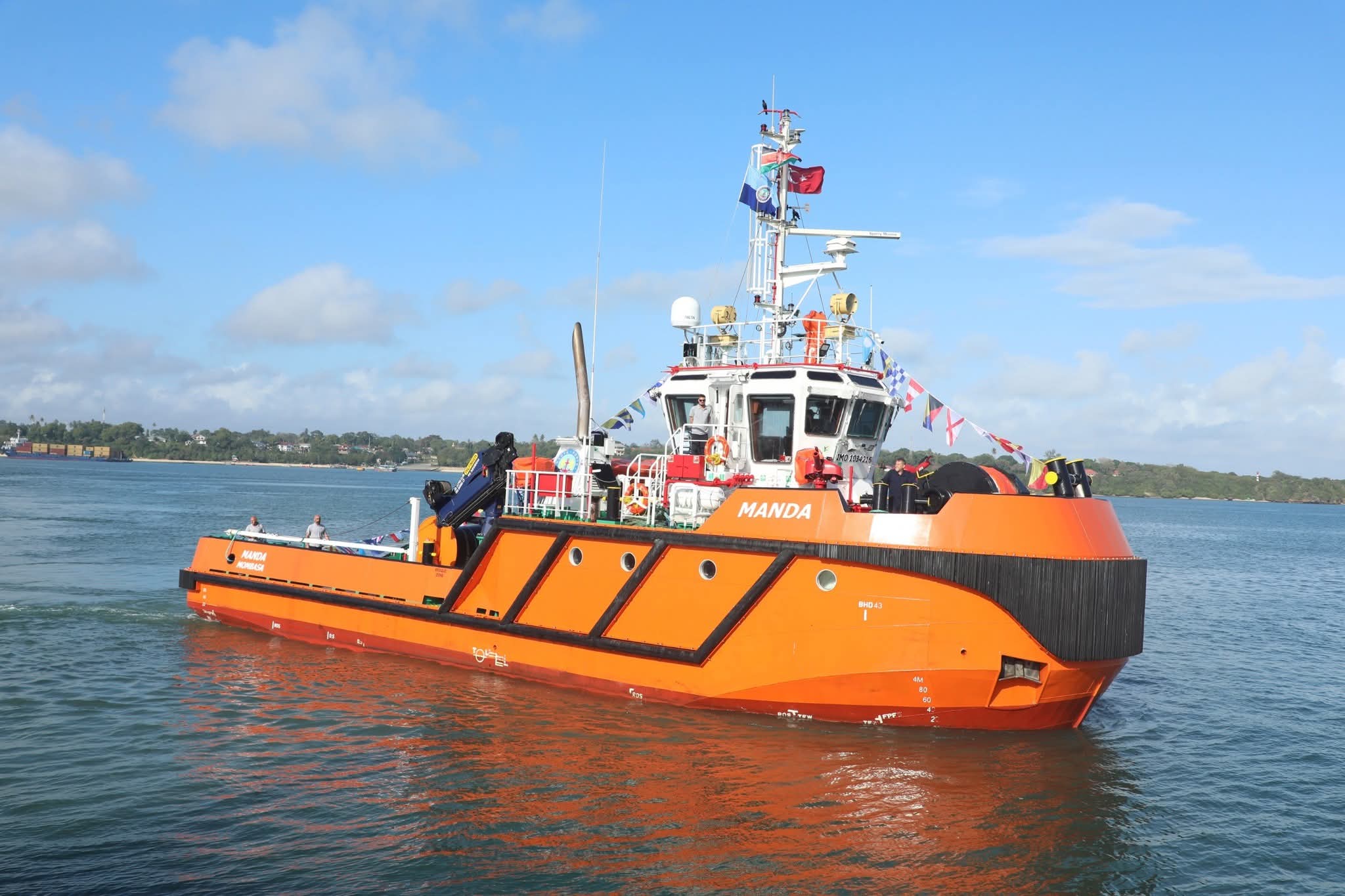 Two new multipurpose vessels arrive at Mombasa Port to enhance marine operations