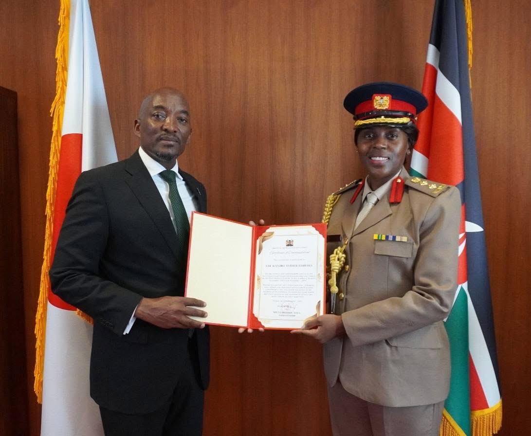 Col Esther Wanjiku ends tour as Kenya’s Defence Attaché to Japan, succeeded by Col Joan Kwambai
