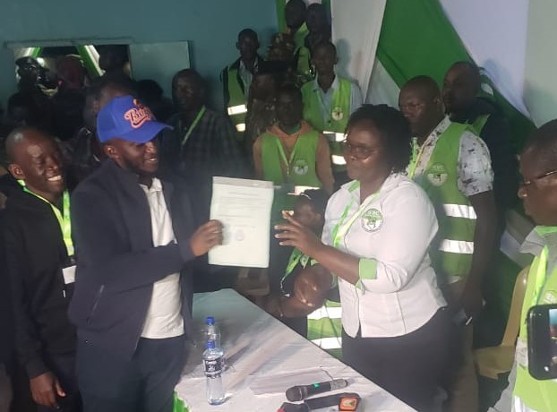 Live blog: ODM's Boyd Were declared MP-elect for Kasipul - Kasipul Constituency By-Election Returning Officer Rebecca Abwaku declares Boyd Were of ODM Party the MP-elect for Kasipul Constituency after garnering 16,819 votes. (Photo: IEBC)