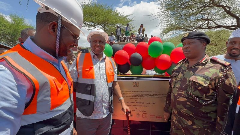 Historic water project launched to end generations of scarcity in Northern Kenya