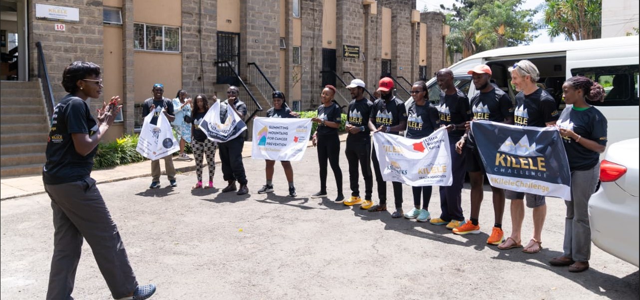 10 runners race up Mt Kenya in 10 hours to honour women lost to cervical cancer