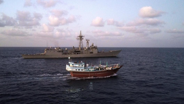 EU, Indian navies take over ship used by pirates off Somalia to seize tanker