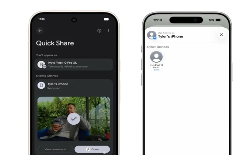 Android users can now share files via Apple’s AirDrop