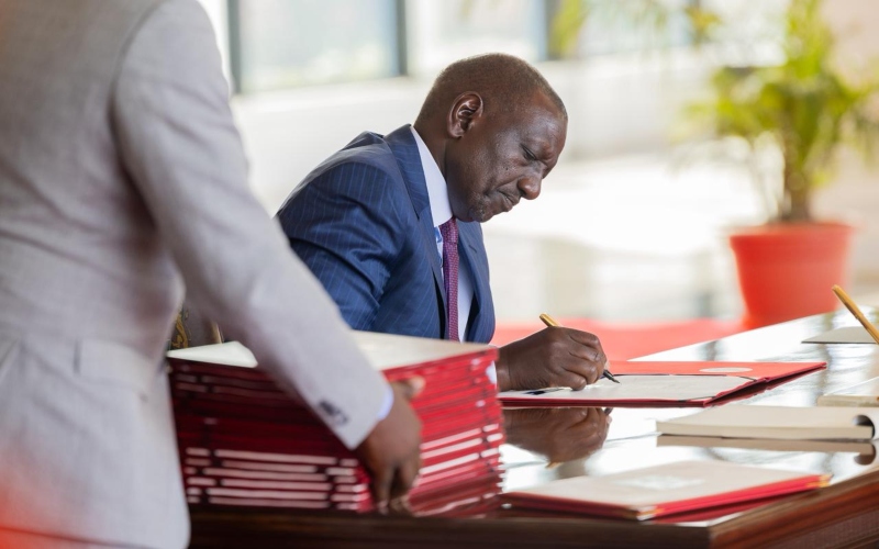 President Ruto enacts Capital Markets, County Funding and State Enterprises laws