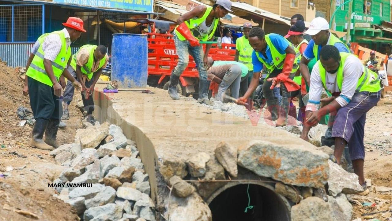 Race against the rains: Nairobi and Kiambu rush to unclog drainages and stop flooding