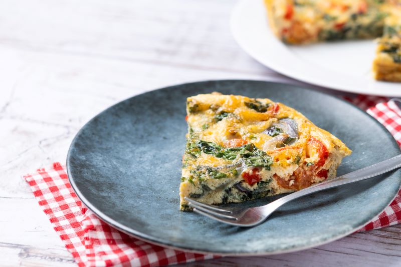 Recipe: How to make beef sausage and spinach frittata