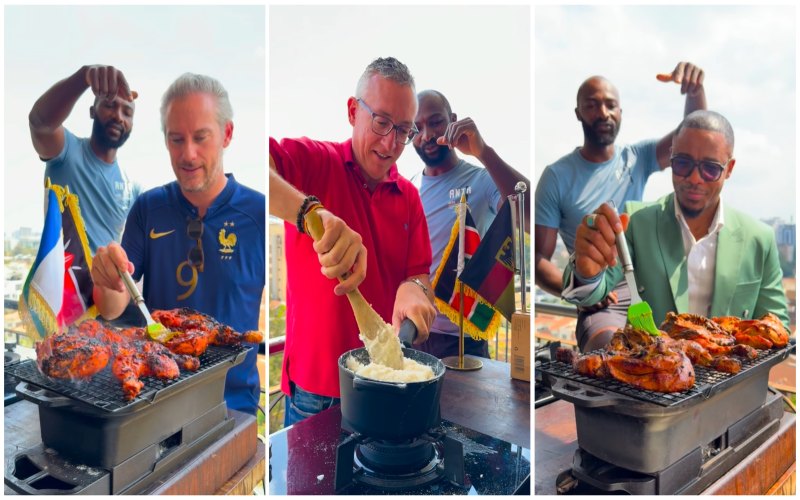 Done! Dennis Ombachi turns balcony into Kenya’s culinary embassy