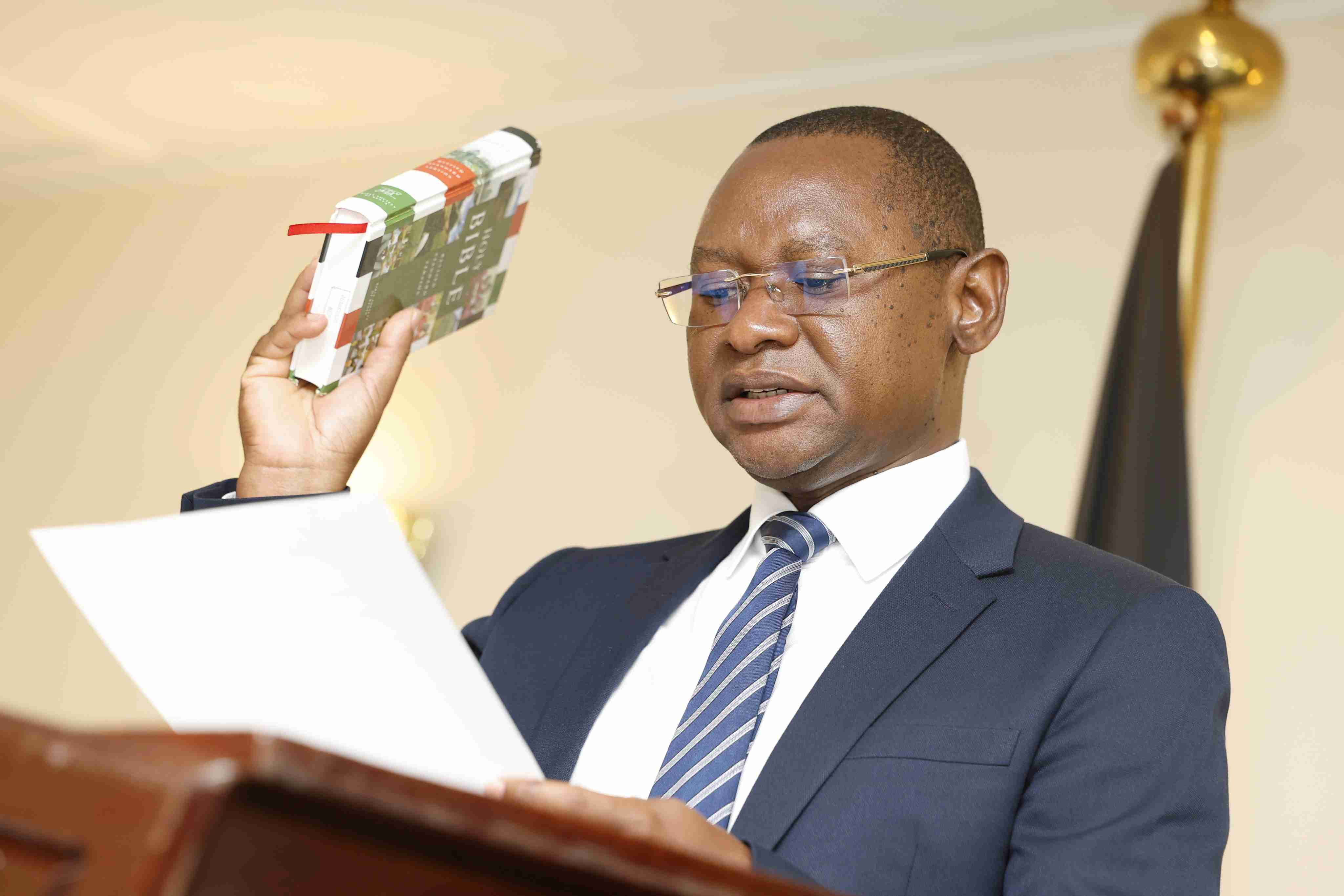 Chief Justice Koome swears in Eng. Michael Thoya as new SRC Commissioner