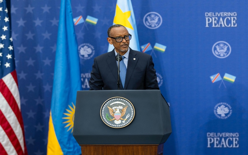 Washington Accord offers real chance for long-term peace, says President Kagame