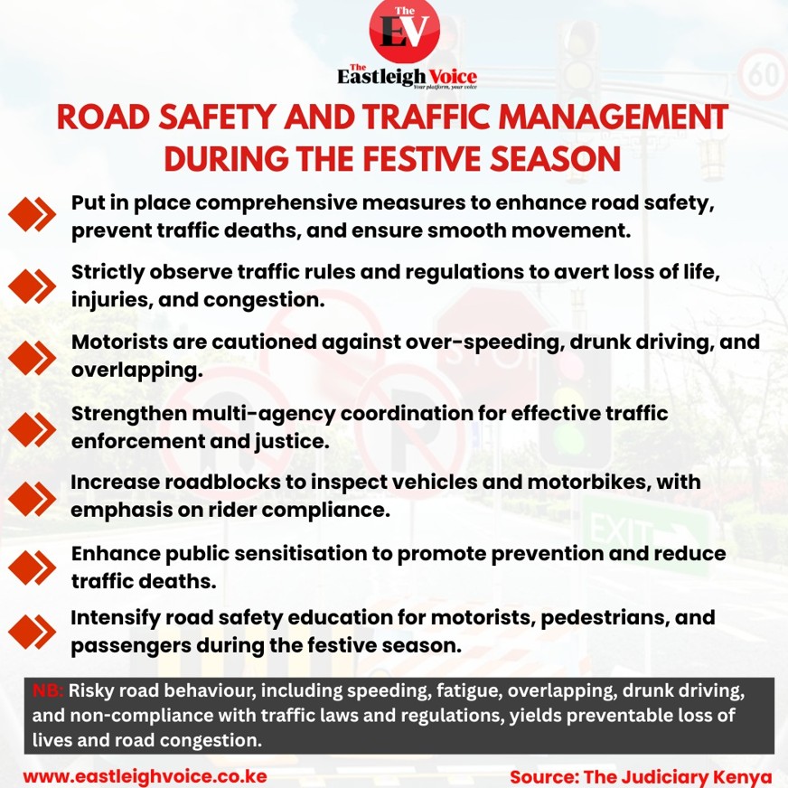 Judiciary announces tougher festive season road safety checks