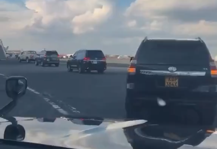 Kenya Airports Authority clarifies viral video of SUV convoy at JKIA, cites official state protocol