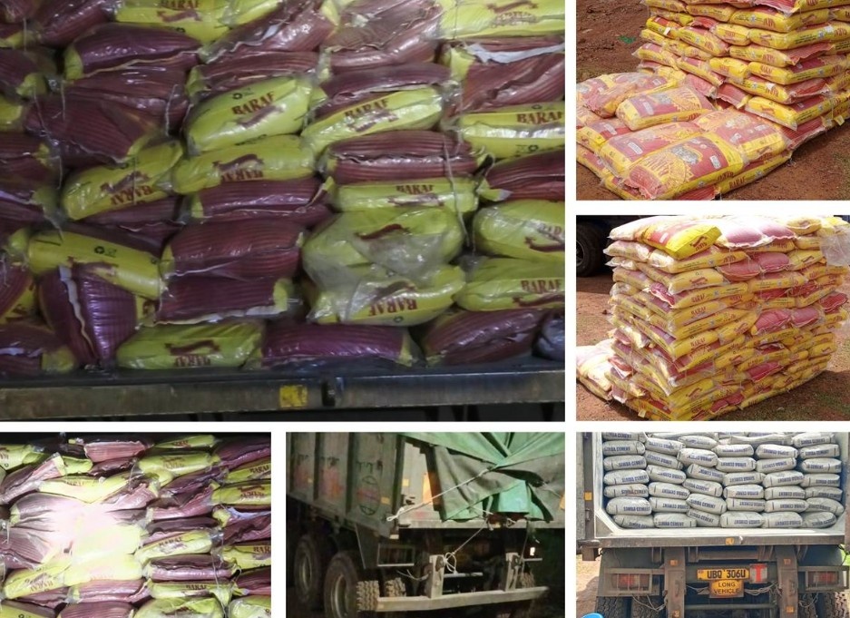 Uganda authorities seize 3.2 tonnes of Kenyan rice hidden in cement truck
