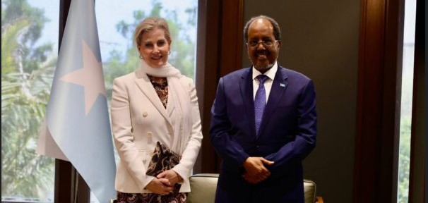 Duchess of Edinburgh Sophie meets Somali president to address conflict-related sexual violence