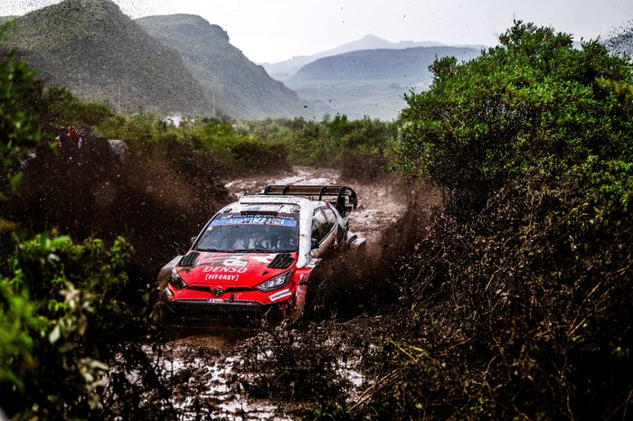 Katsuta takes Safari Rally lead as Toyota duo retire after Sleeping Warrior drama