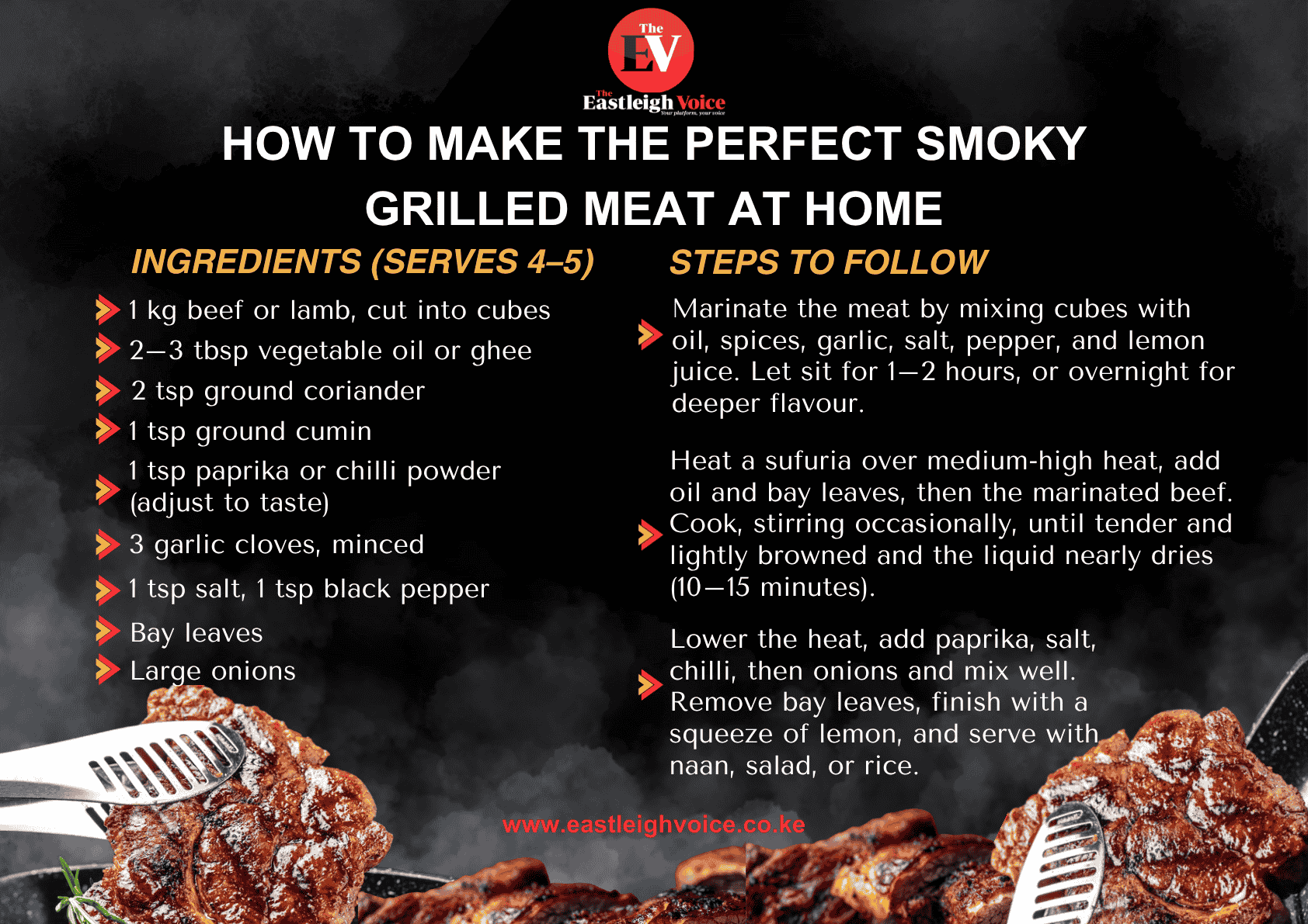 How to make the perfect smoky grilled meat at home