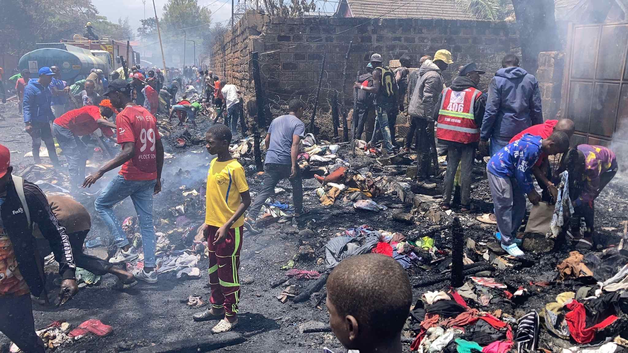 Toi Market traders appeal for aid after devastating fire destroys stalls amid suspicions of foul play