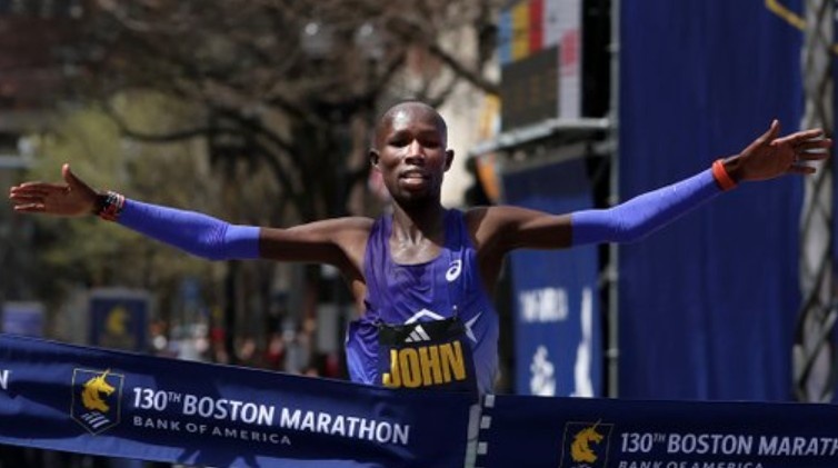 John Korir and Sharon Lokedi defend Boston Marathon titles in record fashion