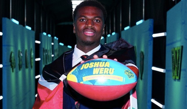 Ex-Kenya Simbas ace Joshua Weru signs with NFL's Philadelphia Eagles