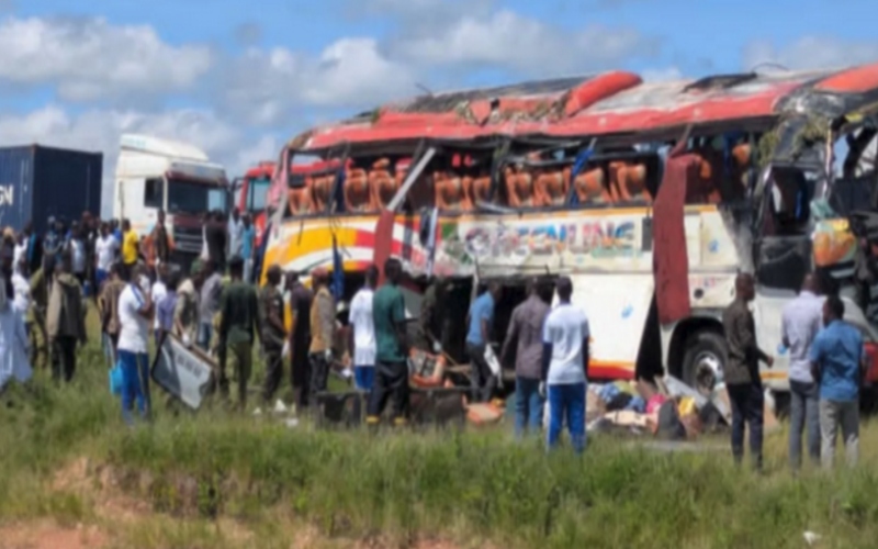Six killed, 55 injured in bus accident in central Tanzania