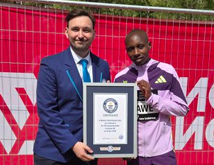Sawe’s sub-two-hour marathon run confirmed by Guinness World Records