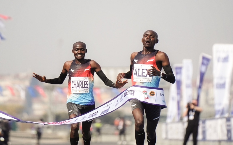 Kenyan twin brothers Alex and Charles Matata win Istanbul Half Marathon