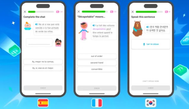 Duolingo makes advanced learning free in nine languages, maintains premium access