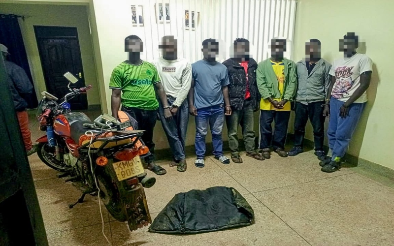 Seven arrested over violent robbery in Kisumu as police intensify crackdown