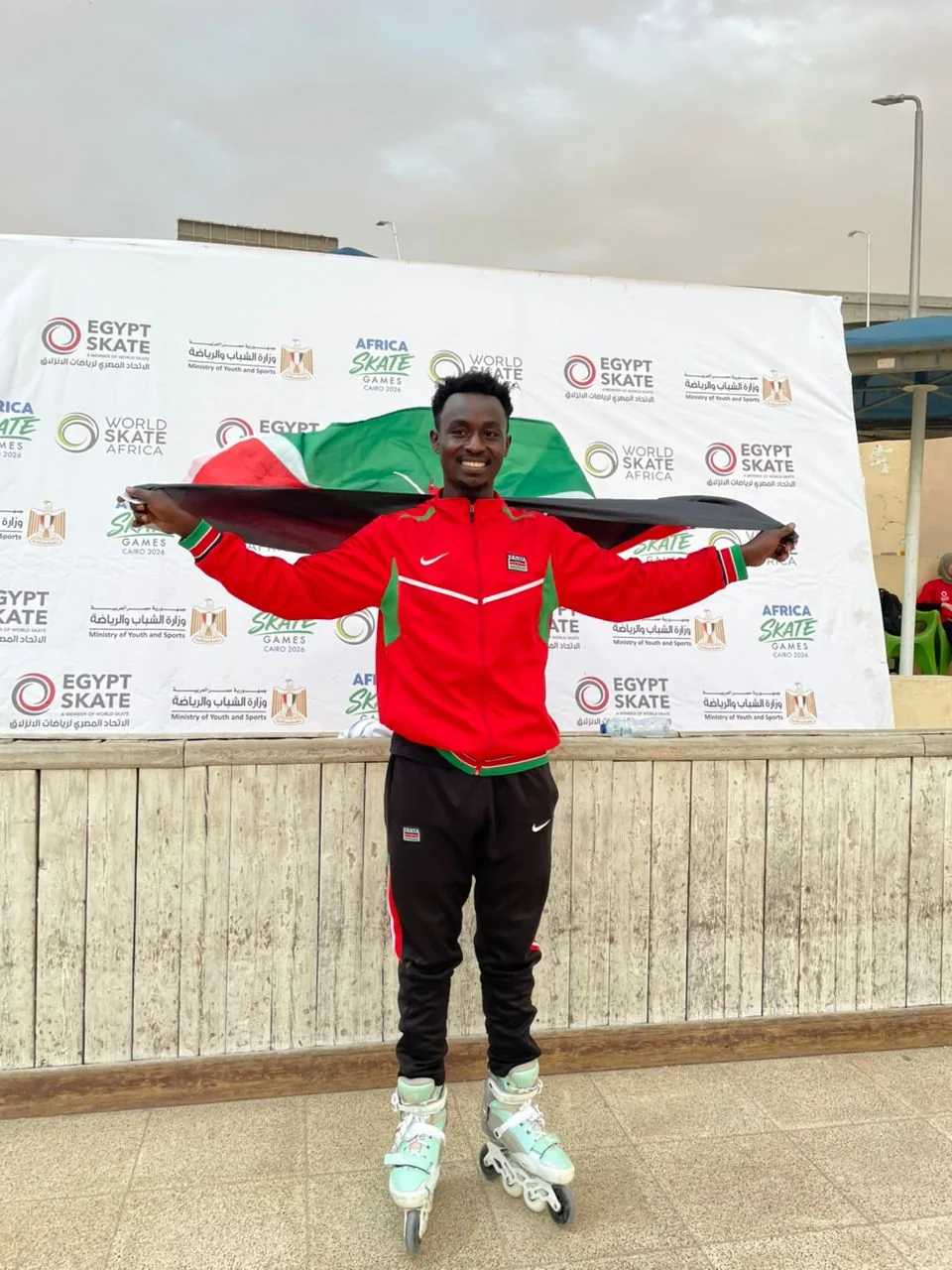 Sports Ministry promises to reward Skateboarder Kevin Kiarie after winning medals
