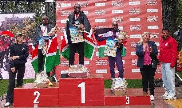 Collins Kemboi defends Geneva Marathon title as Kenyans lock out podium