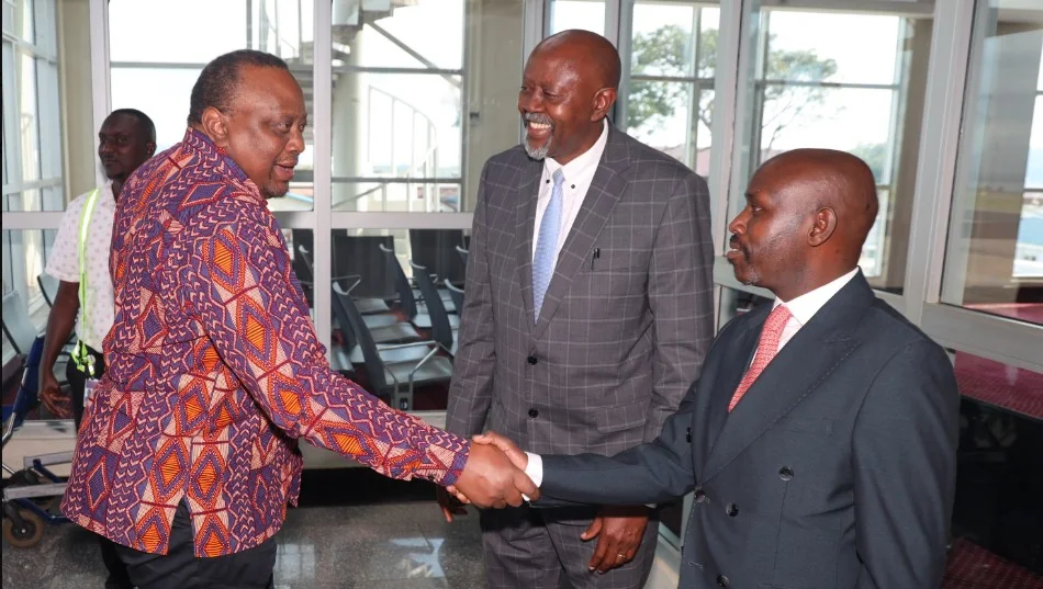 Former President Uhuru Kenyatta joins regional leaders for Museveni inauguration in Kampala