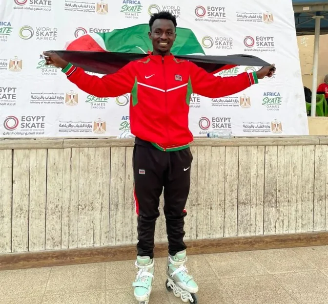 Skater Kelvin Kiarie secures spot in China’s elite freestyle exchange program