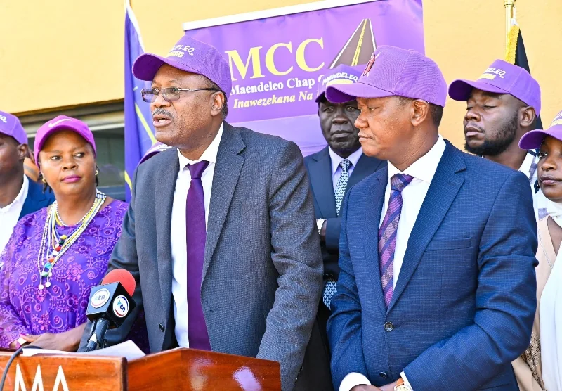 Maendeleo Chap Chap rejects UDA merger, insists on independence ahead of 2027 polls