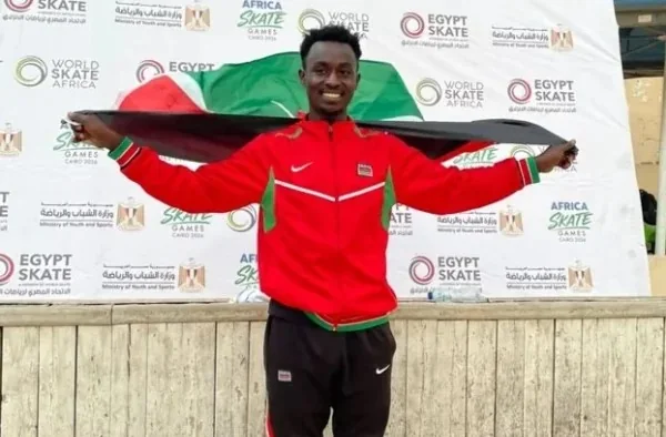 Skater Kevin Kiarie misses China trip despite government reward promise