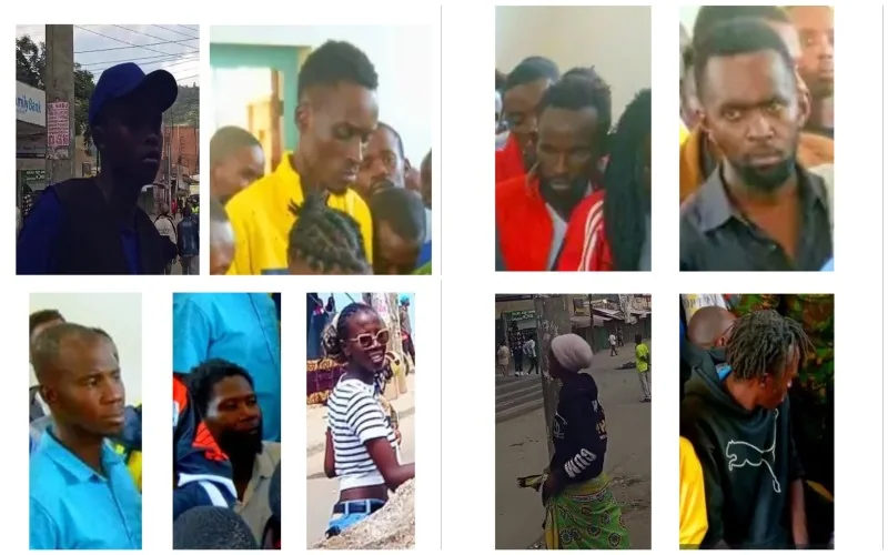 DCI asks Kenyans to identify individuals linked to alleged fuel protest crimes