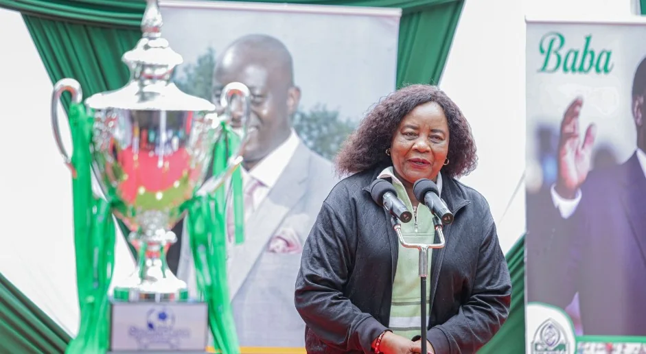 Wish fulfilled: Gor Mahia present FKF title and ODM Cup to Mama Ida in emotional Raila tribute ceremony