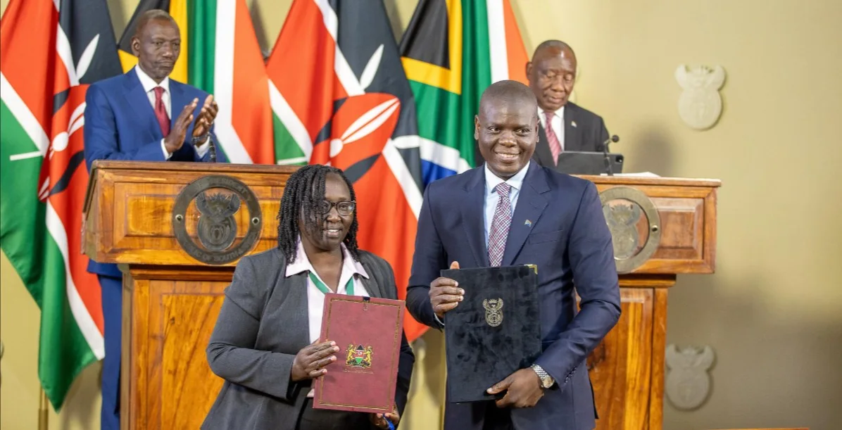Kenya and South Africa sign six new deals to boost trade, skills and maritime cooperation