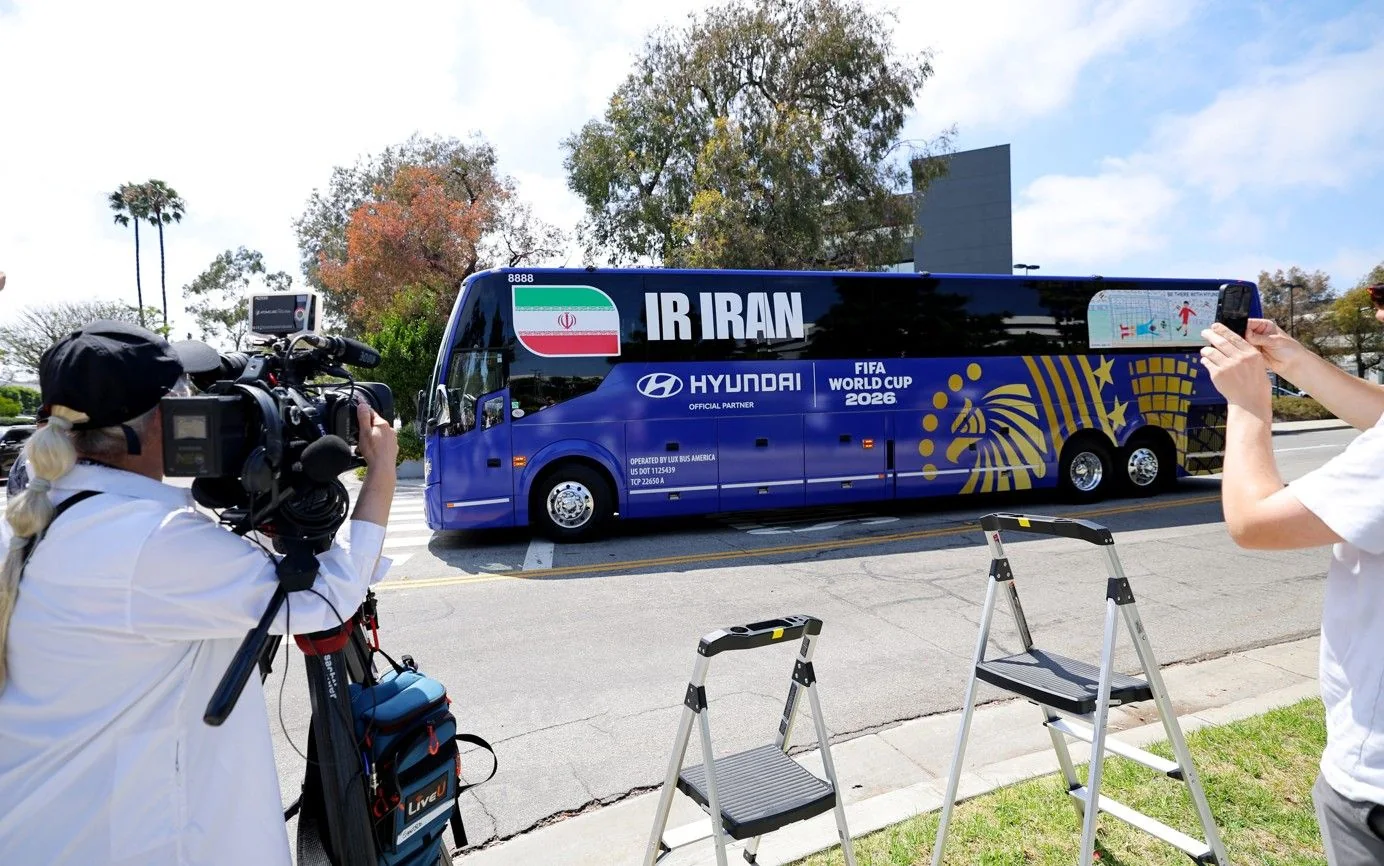 Iran team arrives in US for World Cup opener after announcement of peace deal