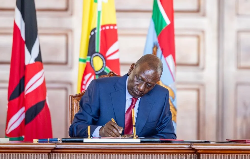 President Ruto signs Division of Revenue Bill, 2026 into law setting Sh428 billion allocation for counties
