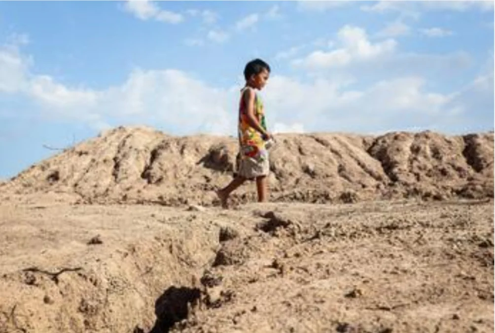 Triple climate threats affect nearly half the world’s children