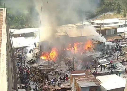 Fire in Mathare’s Mlango Kubwa leaves trail of destruction hours after Gikomba Market tragedy