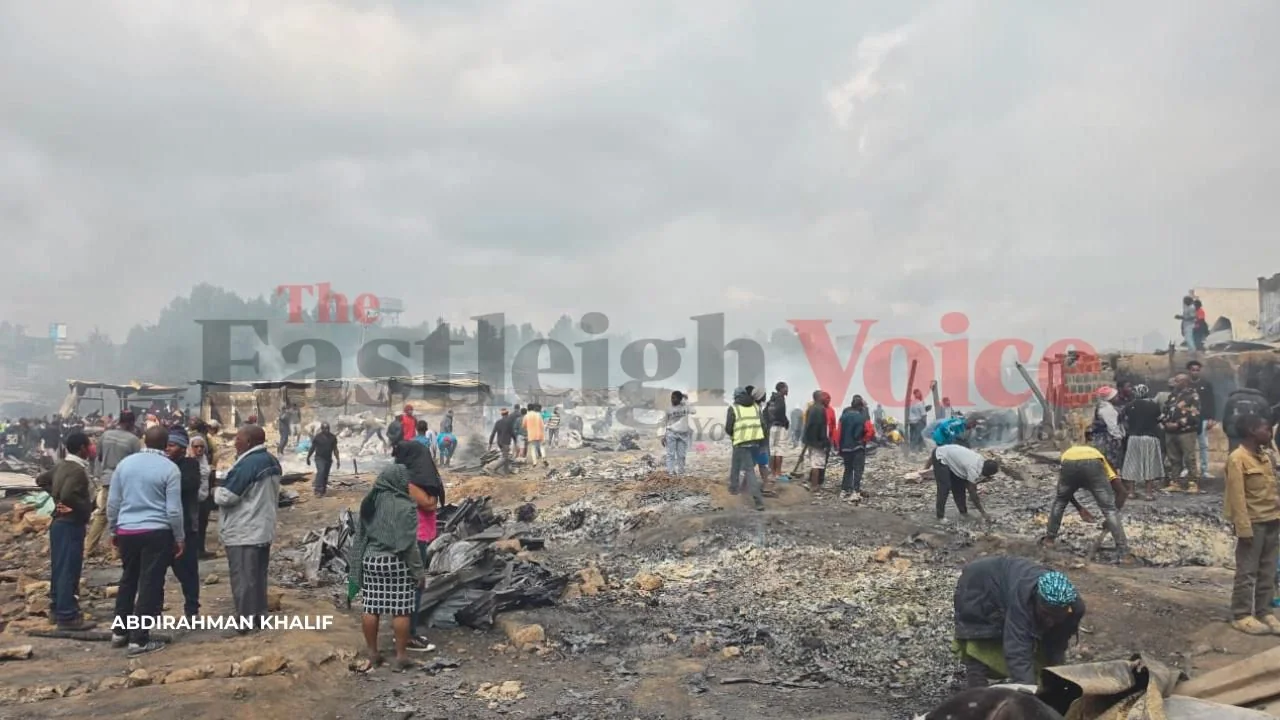 𝐄𝐚𝐬𝐭𝐥𝐞𝐢𝐠𝐡 𝐕𝐨𝐢𝐜𝐞 𝐚𝐭 𝐍𝐢𝐧𝐞 - Gikomba Market fire leaves two dead as traders suffer heavy losses