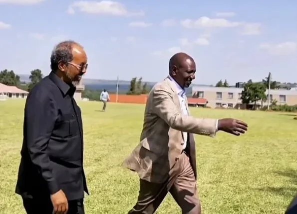 Presidents Hassan Sheikh, Ruto discuss security, trade and regional cooperation during Narok meeting
