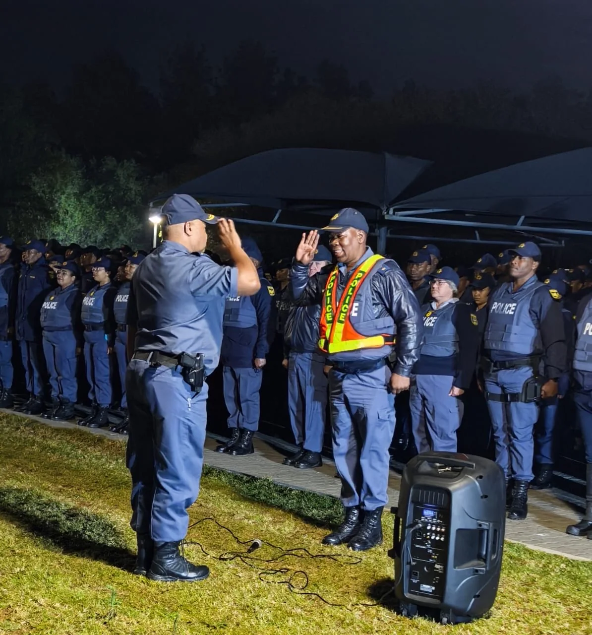 South African police out in force to curb violence amid anti-immigrant protests