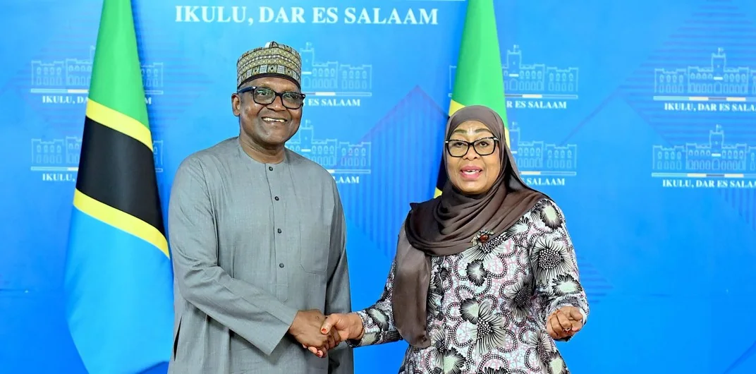 Aliko Dangote eyes fresh multi-billion investments in Tanzania after talks with President Samia